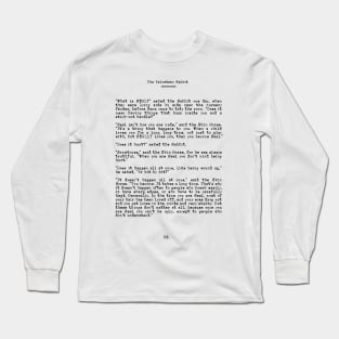 Becoming Real - Inspirational Quote from the Velveteen Rabbit Long Sleeve T-Shirt